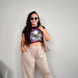 ONLY WORN IN TRY ON oversized pants size XL